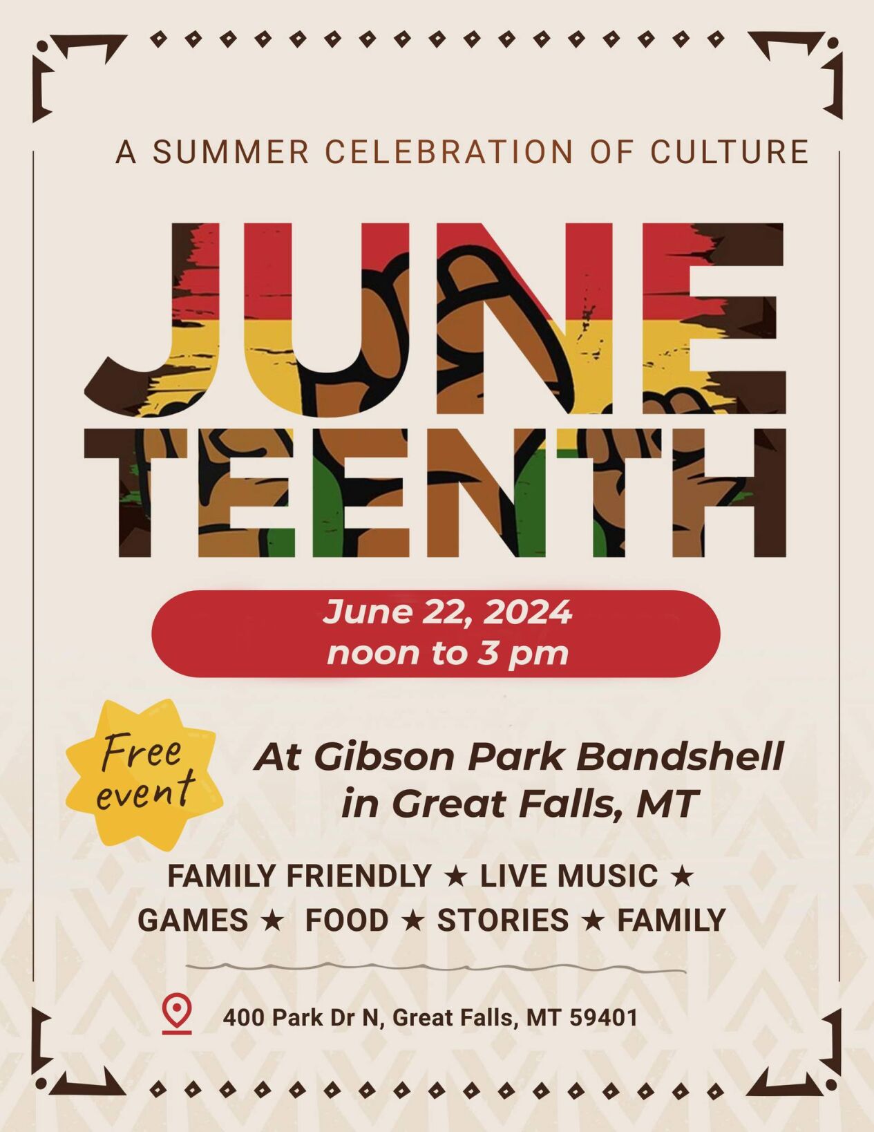 Great Falls 2024 Juneteenth Celebration